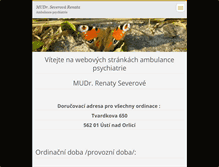 Tablet Screenshot of mudrseverova.cz